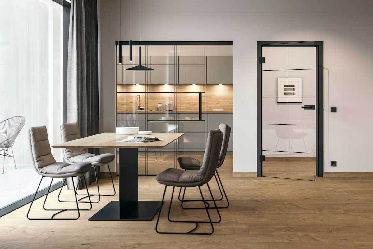 Luminosidad y estética con puertas correderas de cristal