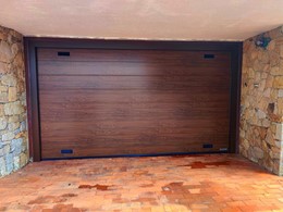 seccional LPU-42  Decograin  dark oak   con rejillas de ventilacion